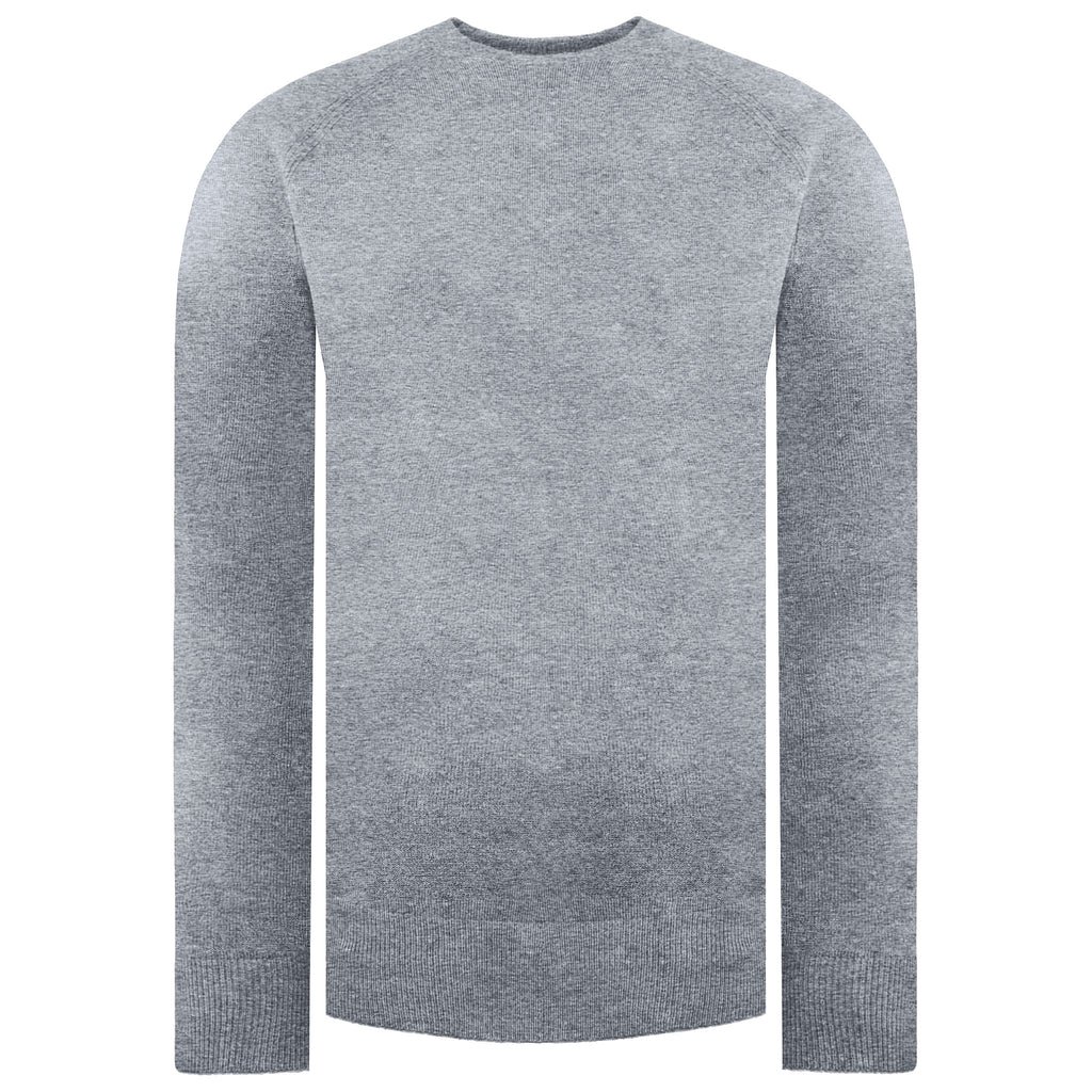 Island Green Raglan Mens Light Grey Sweater