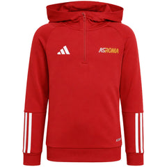 Adidas AS Roma Logo Kids Red Hoodie