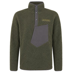 Adidas Xploric Pile Snap Mens Dark Green Sweater