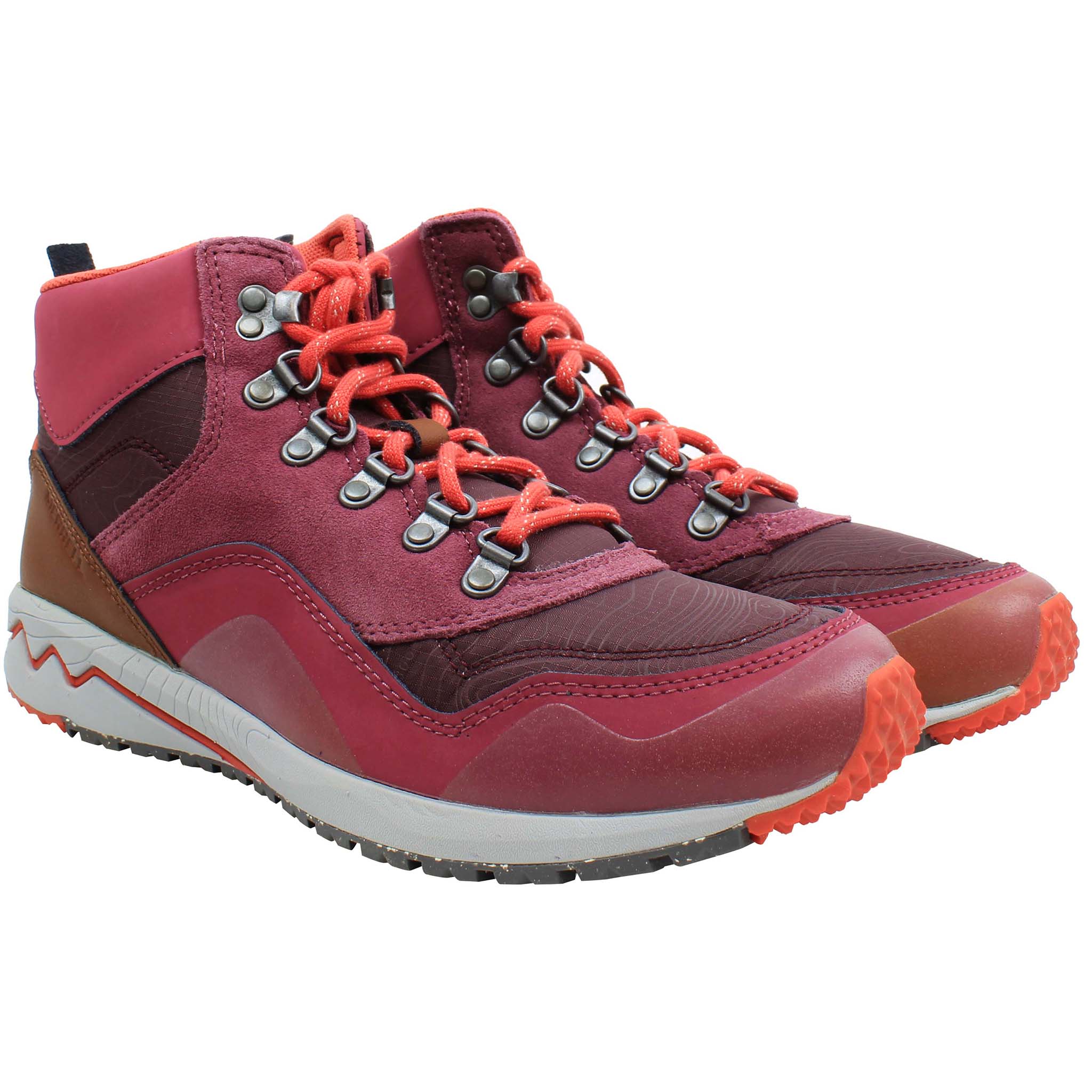 Merrell Stowe Mid Womens Pink Boots