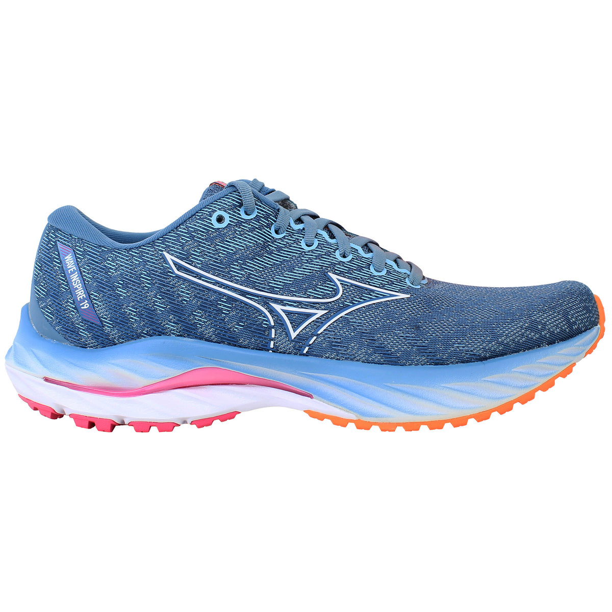 Mizuno Wave Inspire 19 Womens Blue Running Shoes
