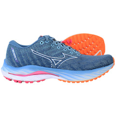 Mizuno Wave Inspire 19 Womens Blue Running Shoes