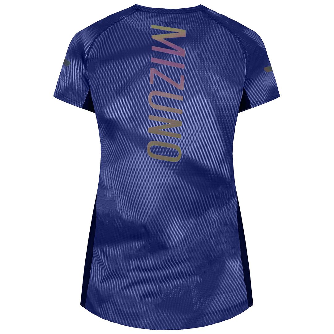 Mizuno Aero Womens Blue T-Shirt