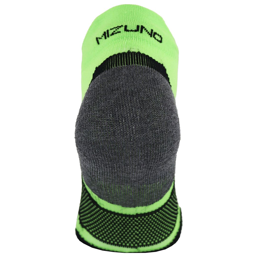 Mizuno DryLite Race Low Mens Green/Black Running Socks