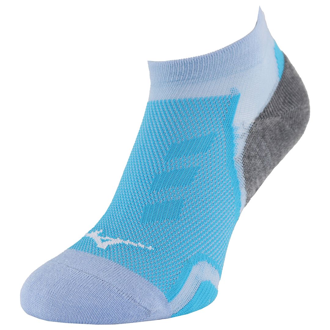 Mizuno DryLite Race Low Mens Blue/Grey Running Socks