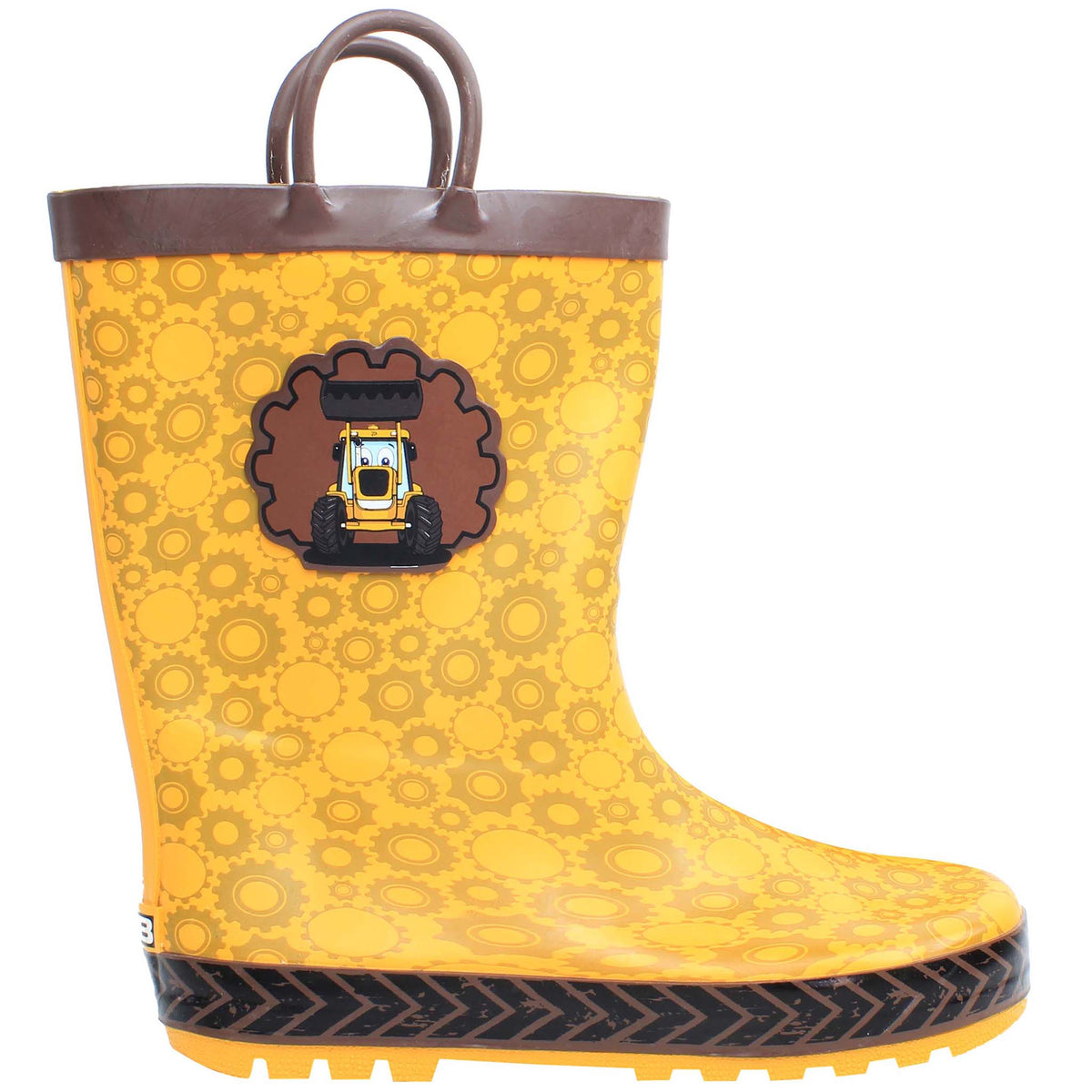 JCB Wade Kids Yellow Wellington Boots