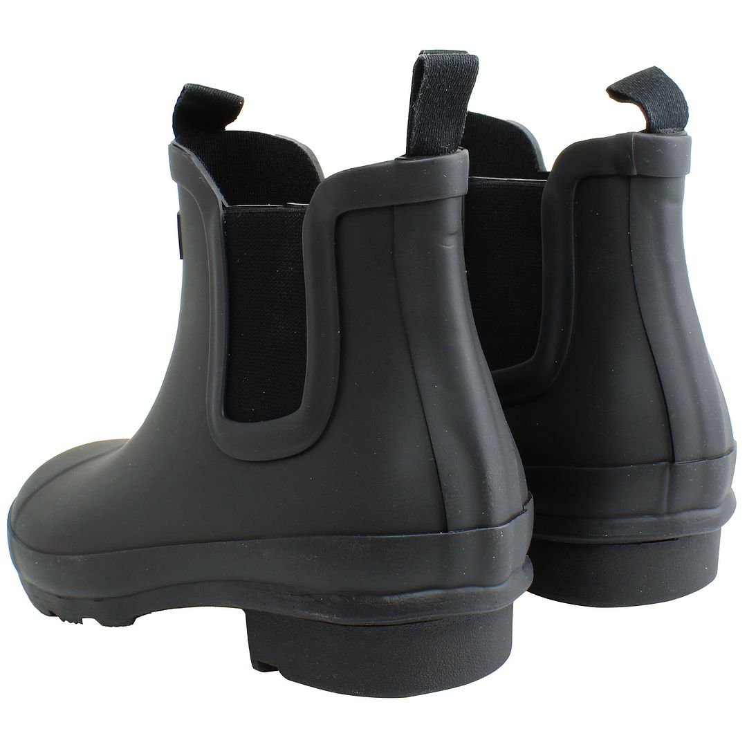 Hunter Chelsea Big Kids Black Wellington Boots