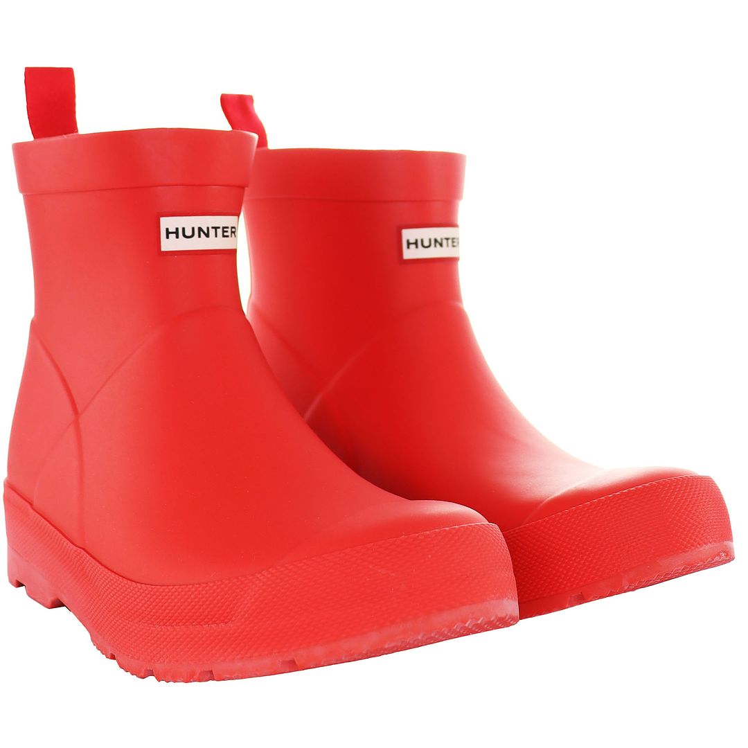 Hunter Play Kids Red Rain Boots