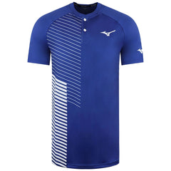 Mizuno Shadow Mens Blue/White T-Shirt