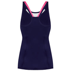 Mizuno DryLite Womens Navy/White Tank Top