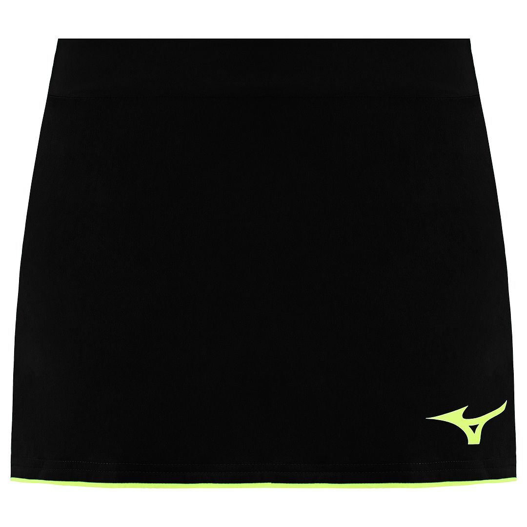 Mizuno Flex Womens Black/Yellow Skort