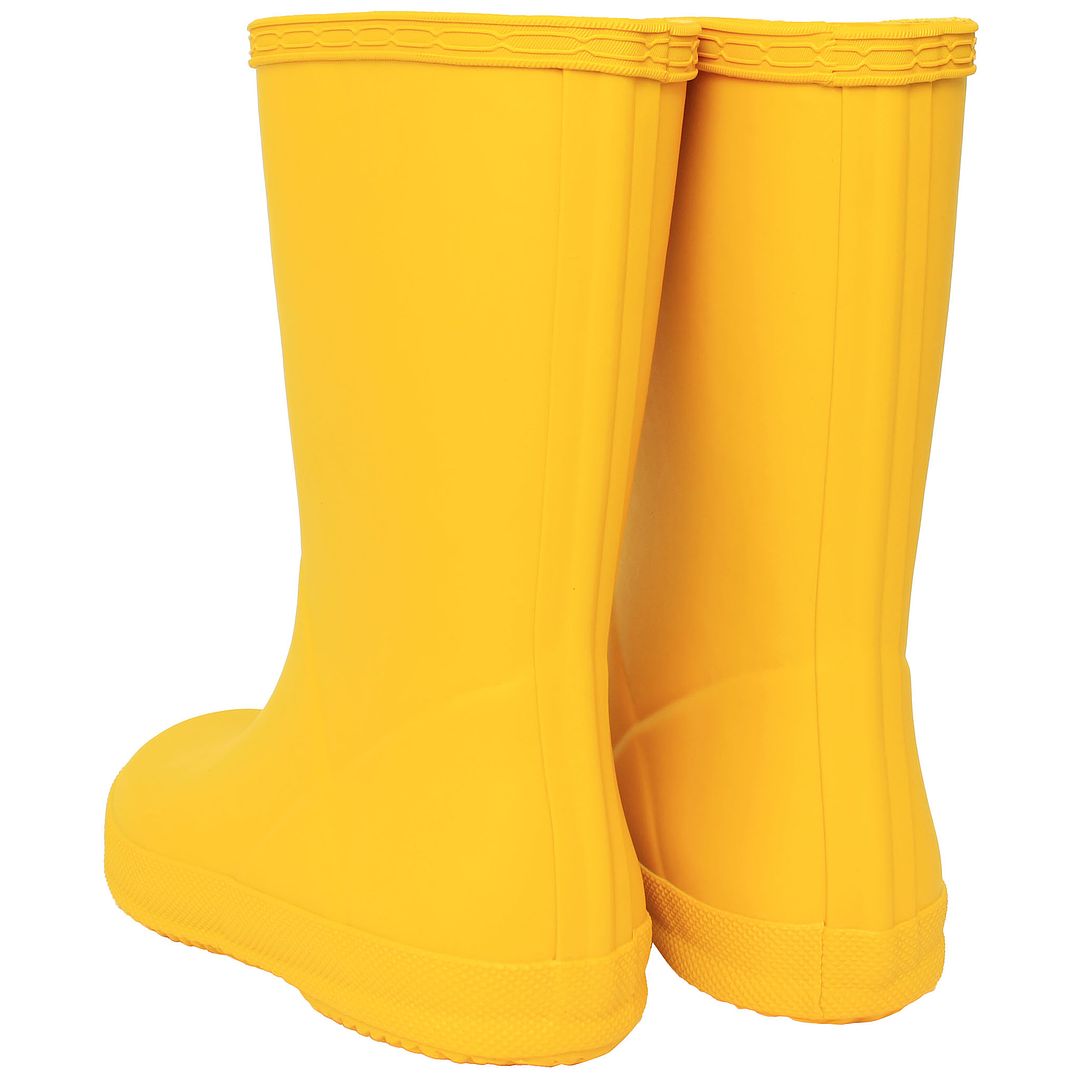 Hunter Original First Kids Yellow Wellington Boots