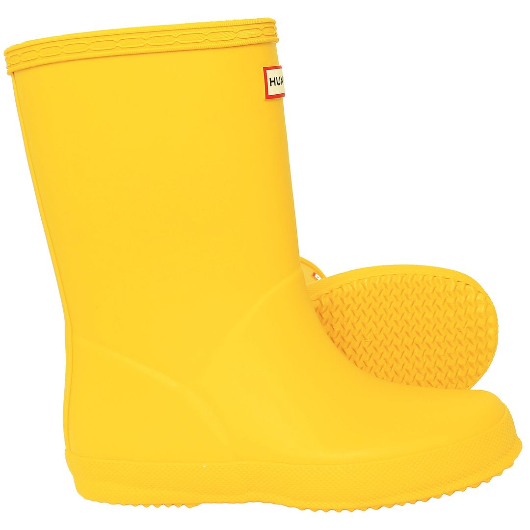 Hunter Original First Kids Yellow Wellington Boots