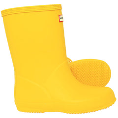 Hunter Original First Kids Yellow Wellington Boots