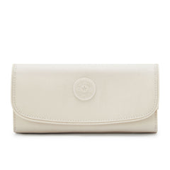 Kipling Money Land Womens Beige Pearl Large Wallet