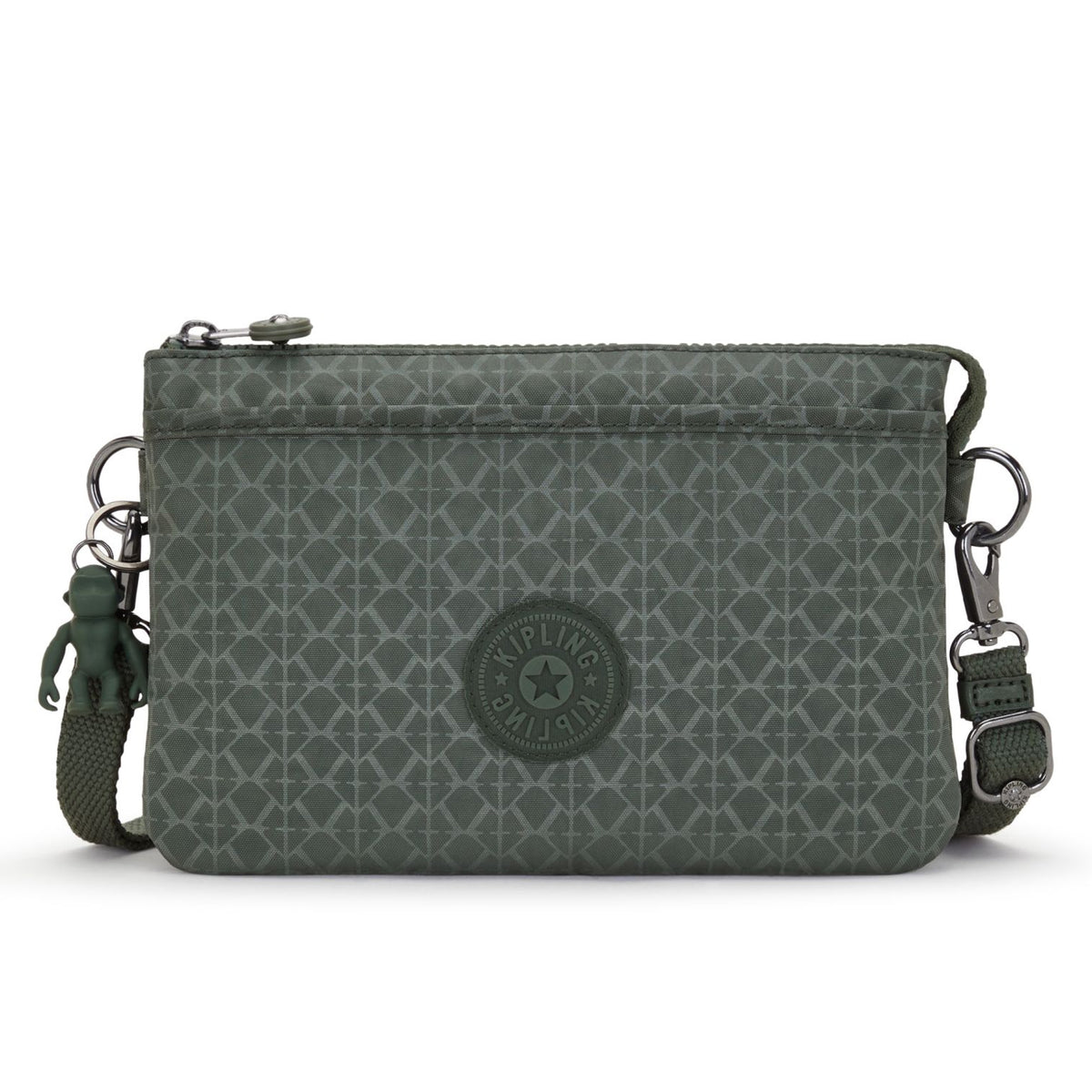 Kipling Riri Womens Green Crossbody Bag