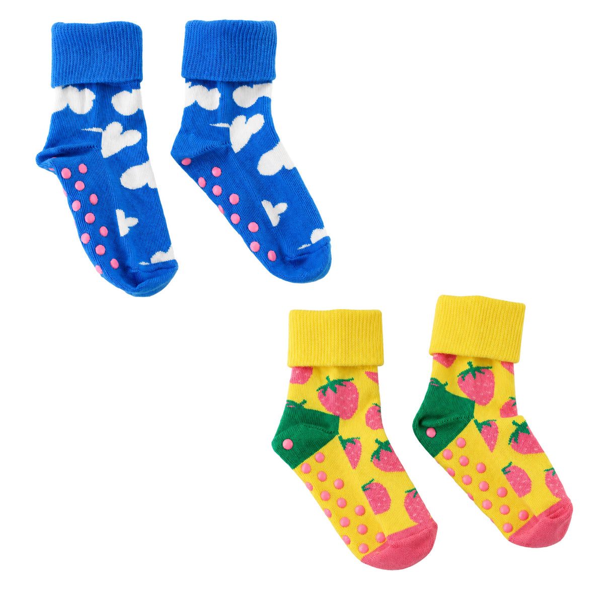 Happy Socks 2-Pack Multicolour Strawberry Anti-Slip