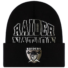 Mitchell & Ness NFL Oakland Raiders Origins Knit Beanie