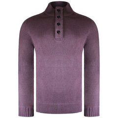 Weekend Offender Castillos Mens Dark Grape Sweater