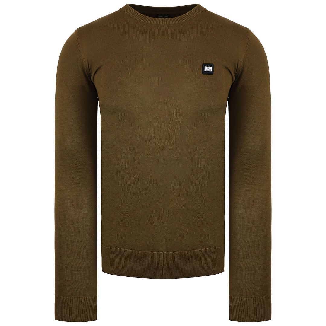 Weekend Offender Lima Mens Olive Sweater