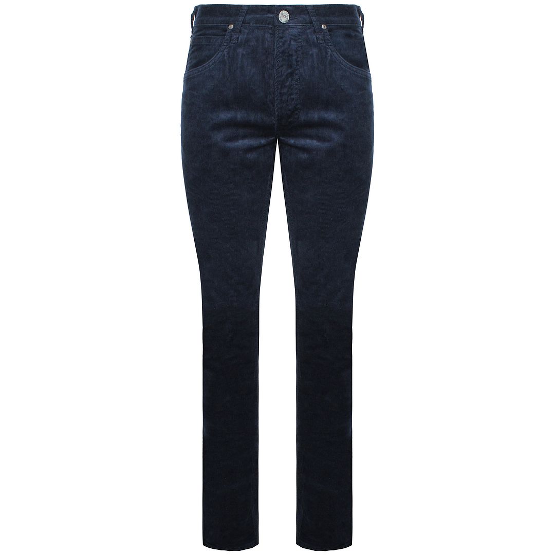 Lee Daren Zip Fly Regular Stretch Mens Navy Trousers