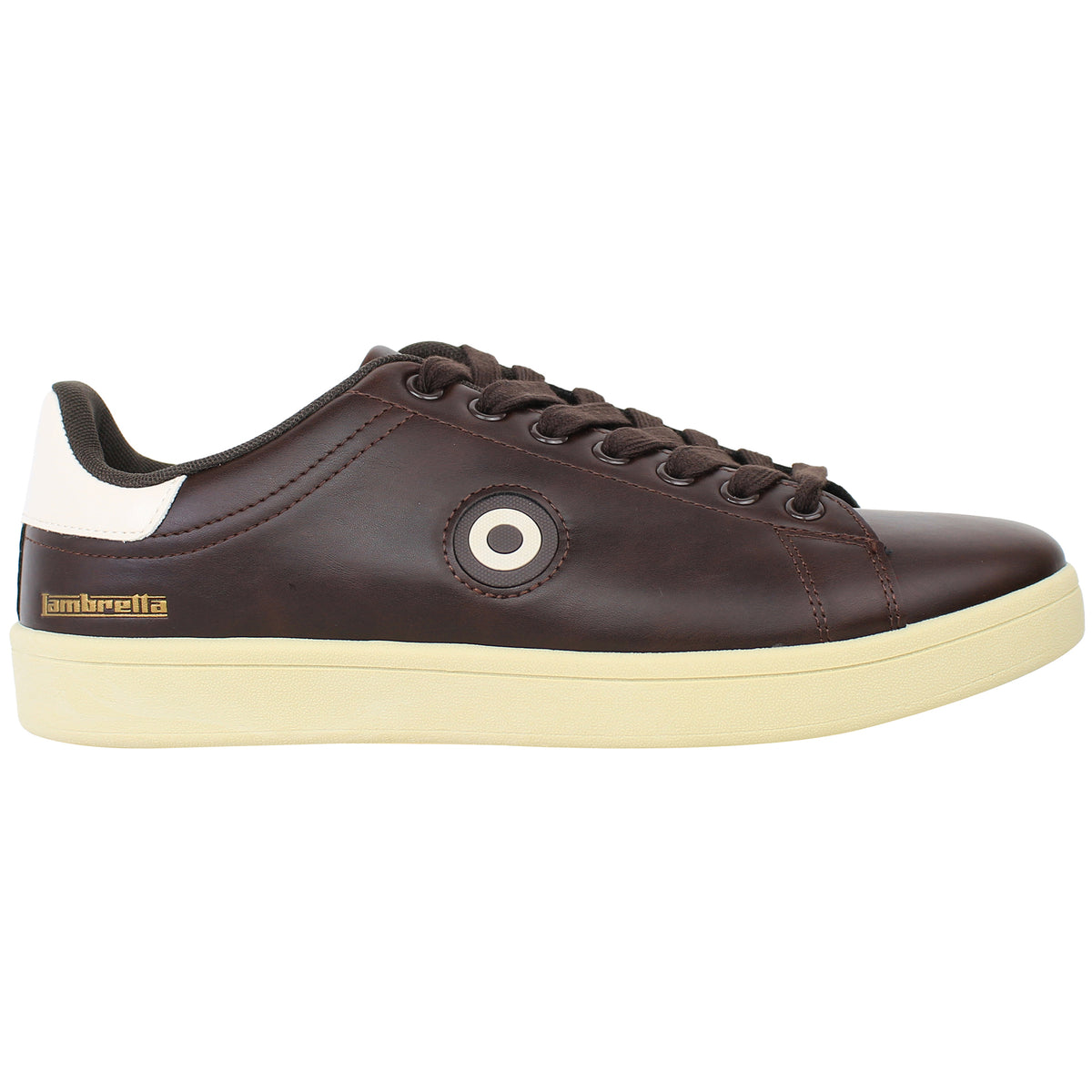 Lambretta Pinball 2 Mens Dark Brown Trainers