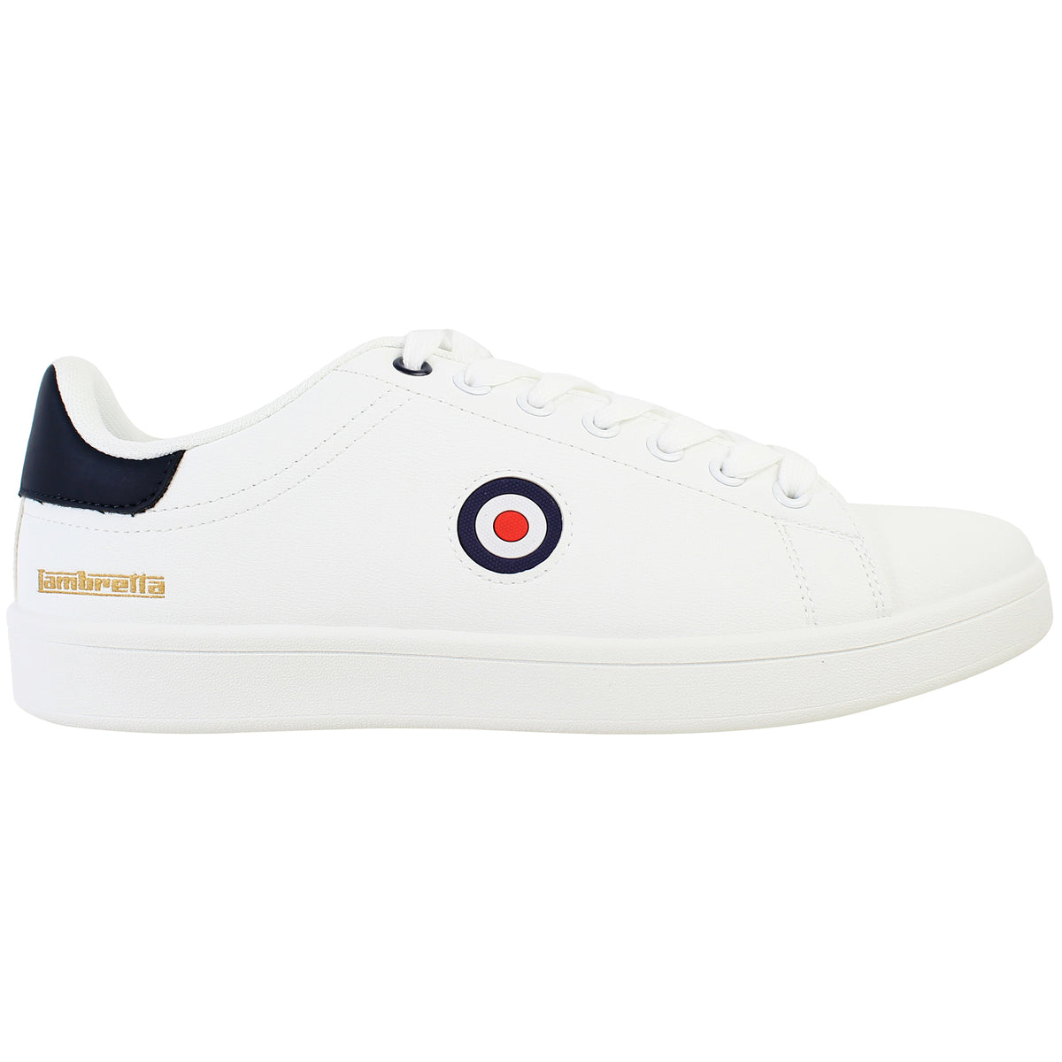 Lambretta Pinball 2 Mens White Trainers