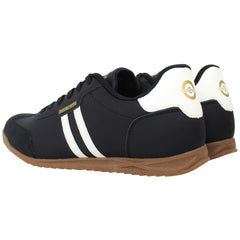 Lambretta Tackle Mens Black/White Trainers