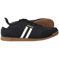 Lambretta Tackle Mens Black/White Trainers