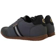 Lambretta Tackle Mens Dark Grey Trainers
