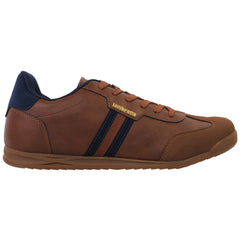 Lambretta Tackle Mens Brown Trainers