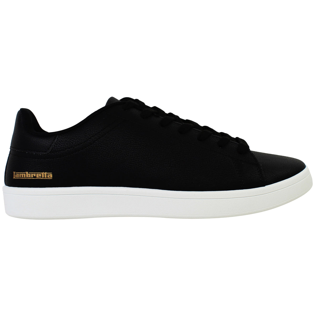Lambretta Parlour Mens Black Trainers