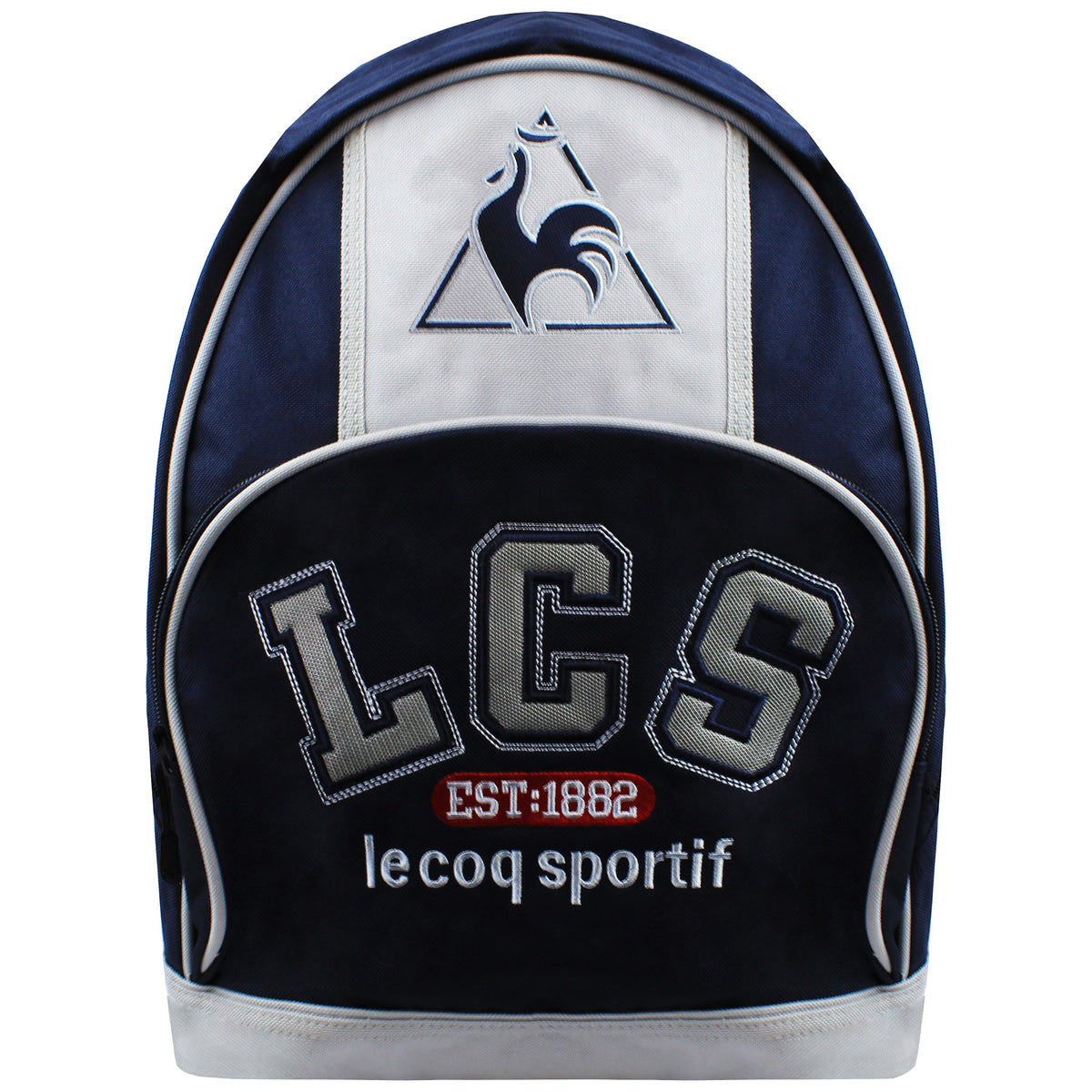 Le Coq Sportif Logo Navy/Silver Backpack