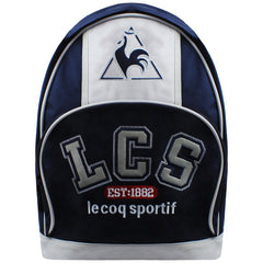 Le Coq Sportif Logo Navy/Silver Backpack