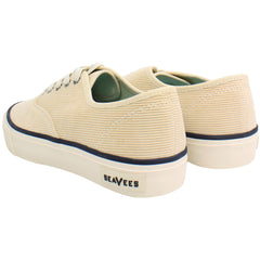 Seavees Legend Cordies Womens Beige Plimsolls