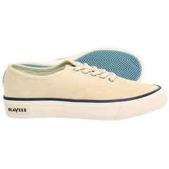 Seavees Legend Cordies Womens Beige Plimsolls