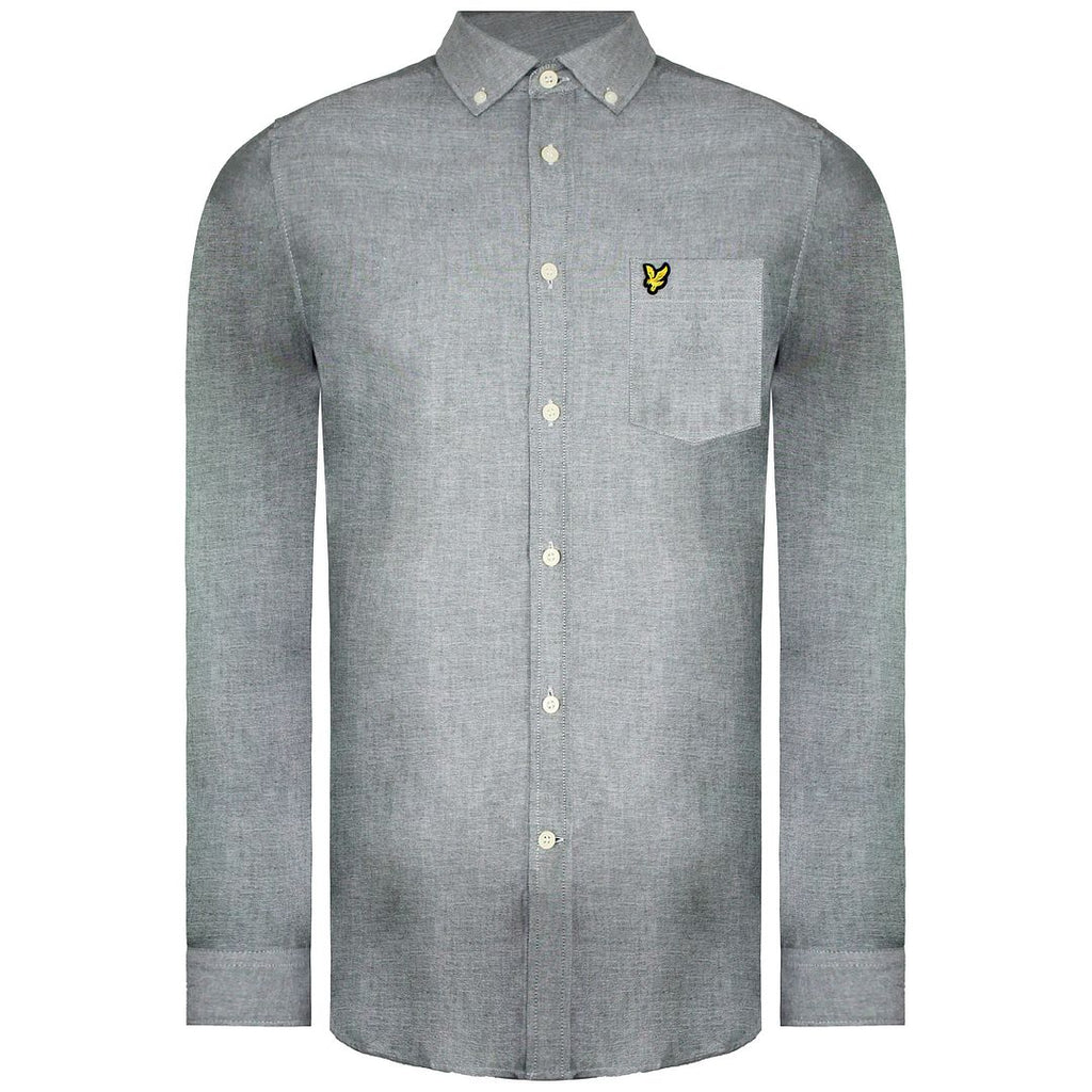 Lyle & Scott Oxford Mens Jade Green Shirt