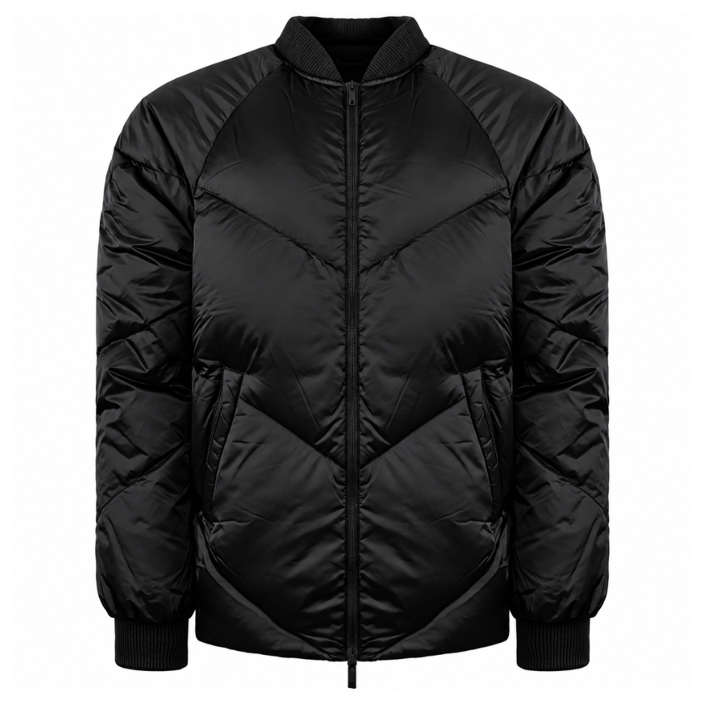 Represent Down Mens Black Bomber Jacket