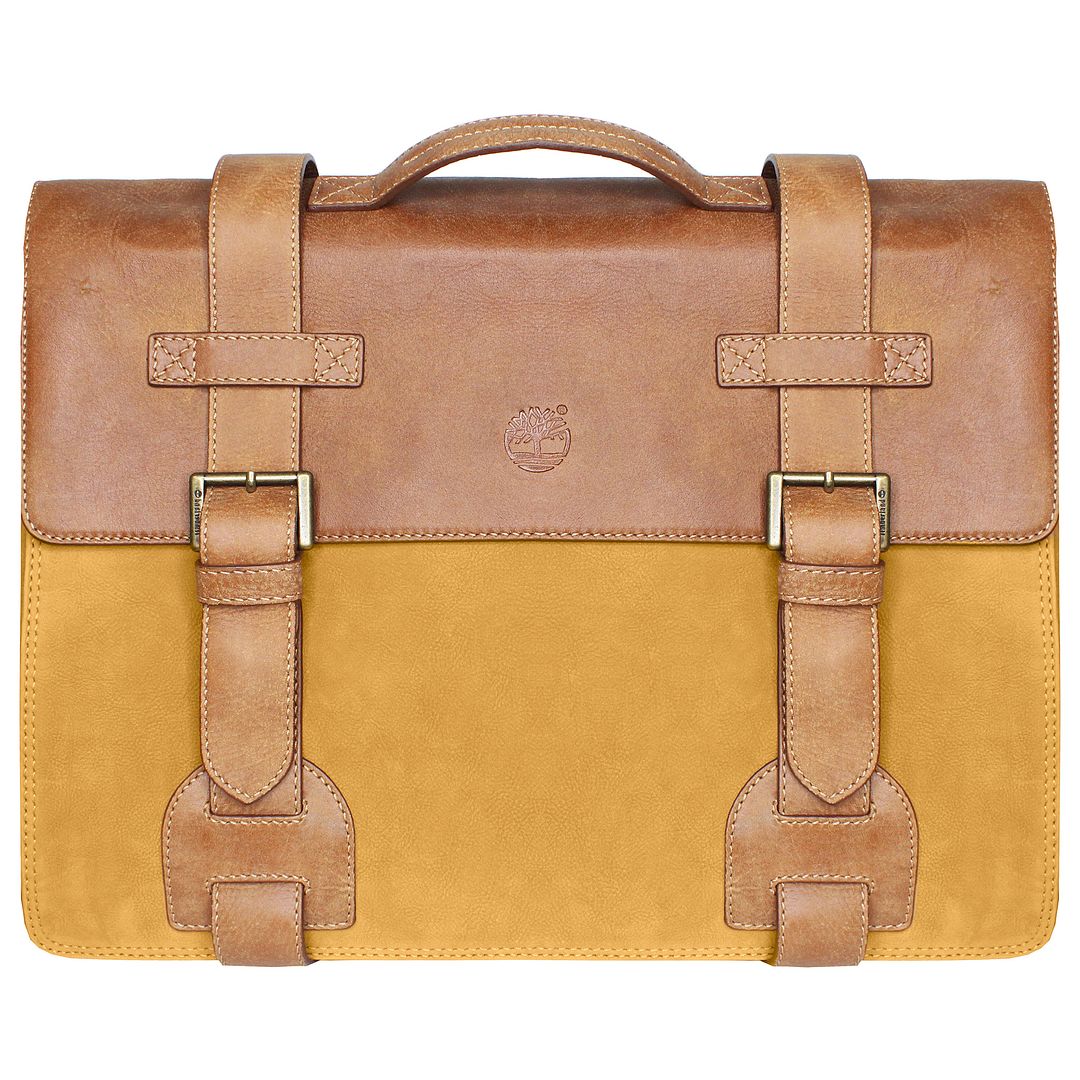 Timberland Unisex Brown Briefcase Bag