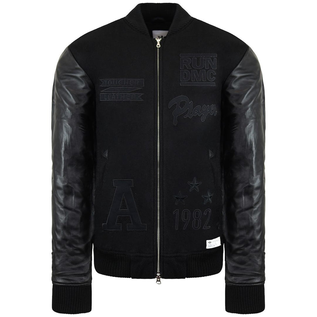 Adidas Run DMC Limited Edition Mens Black Bomber Jacket