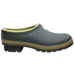 Hunter Gardener Mens Green Clogs