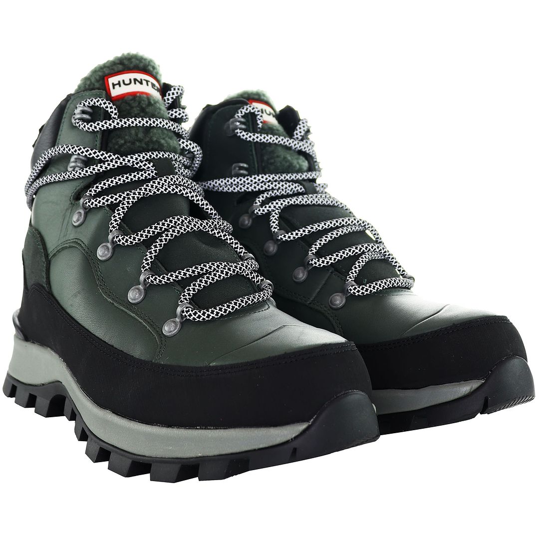 Hunter Explorer Mens Green/Black Boots