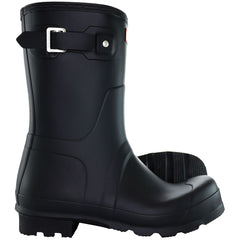 Hunter Original Short Mens Black Wellington Boots