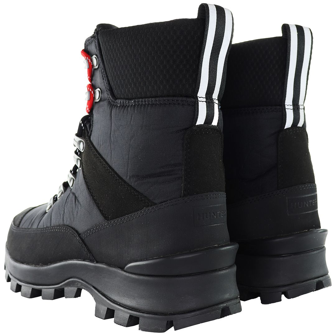 Hunter Commando Mens Black Boots