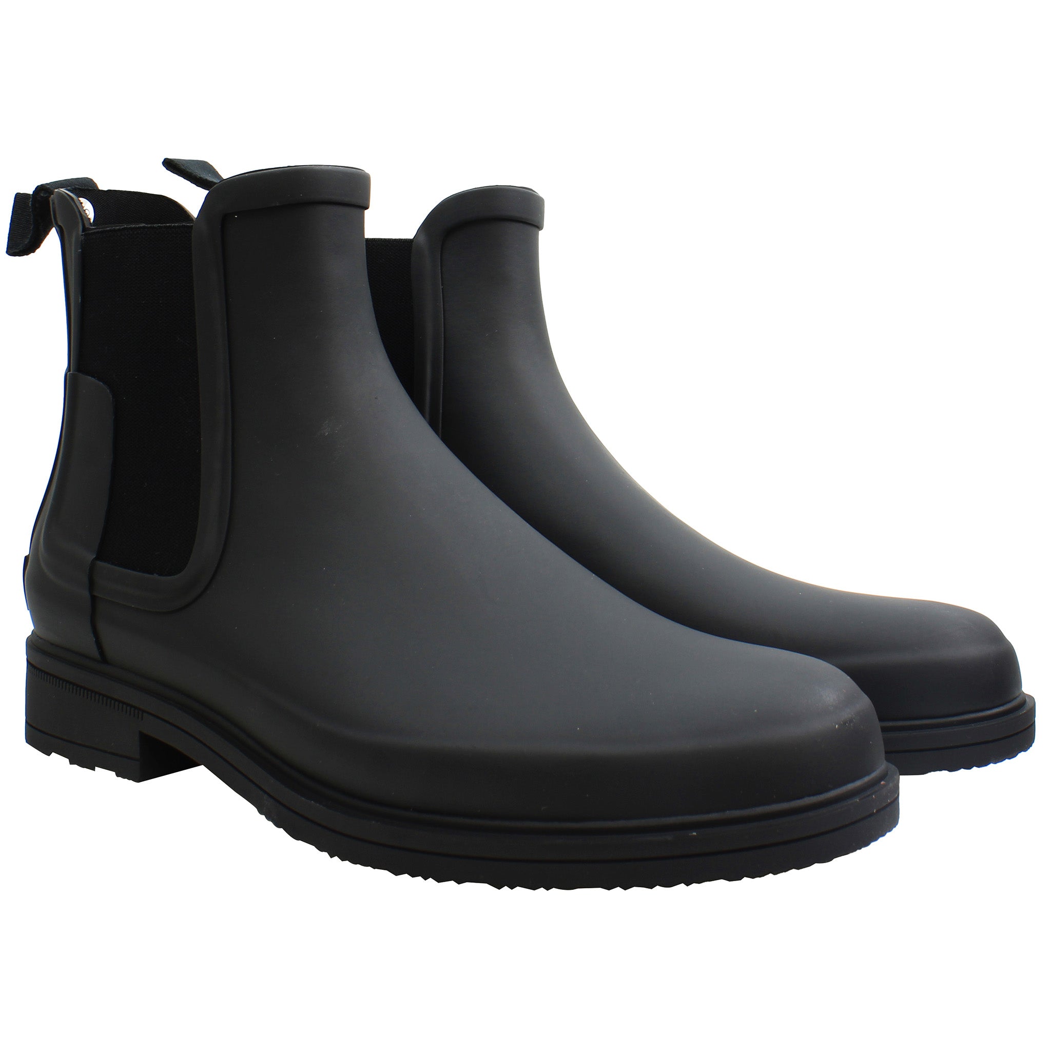 Hunter Refined Mens Black Chelsea Boots