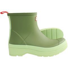 Hunter Play Short Mens Light Green Wellington Boots