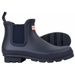 Hunter Original Mens Dark Navy Chelsea Boots