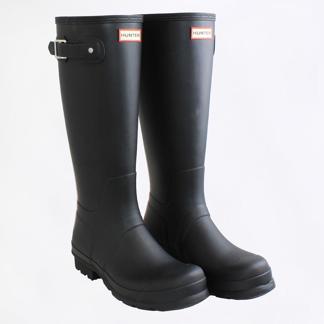 Hunter Original Tall Mens Black Wellington Boots NO BOX