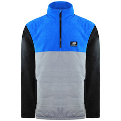 New Balance Relaxed Mens Blue/Grey Jacket