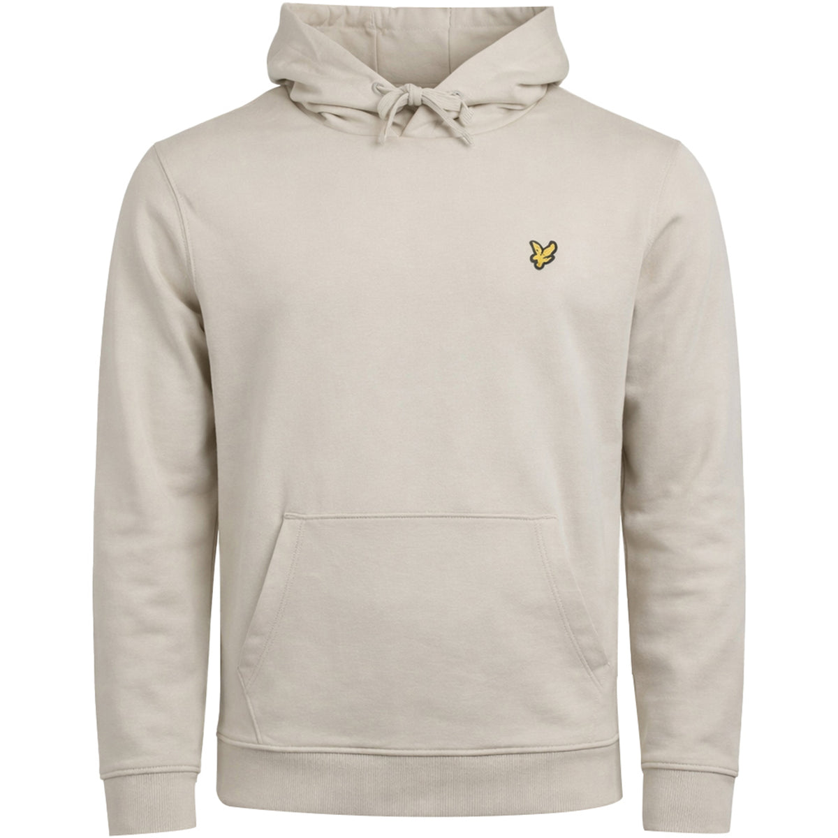 Lyle & Scott Logo Mens Beige Hoodie